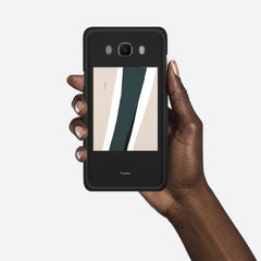 SILHOUETTE COASTLINE Samsung Galaxy J7 (2016) case - thin fit matte black (D172)