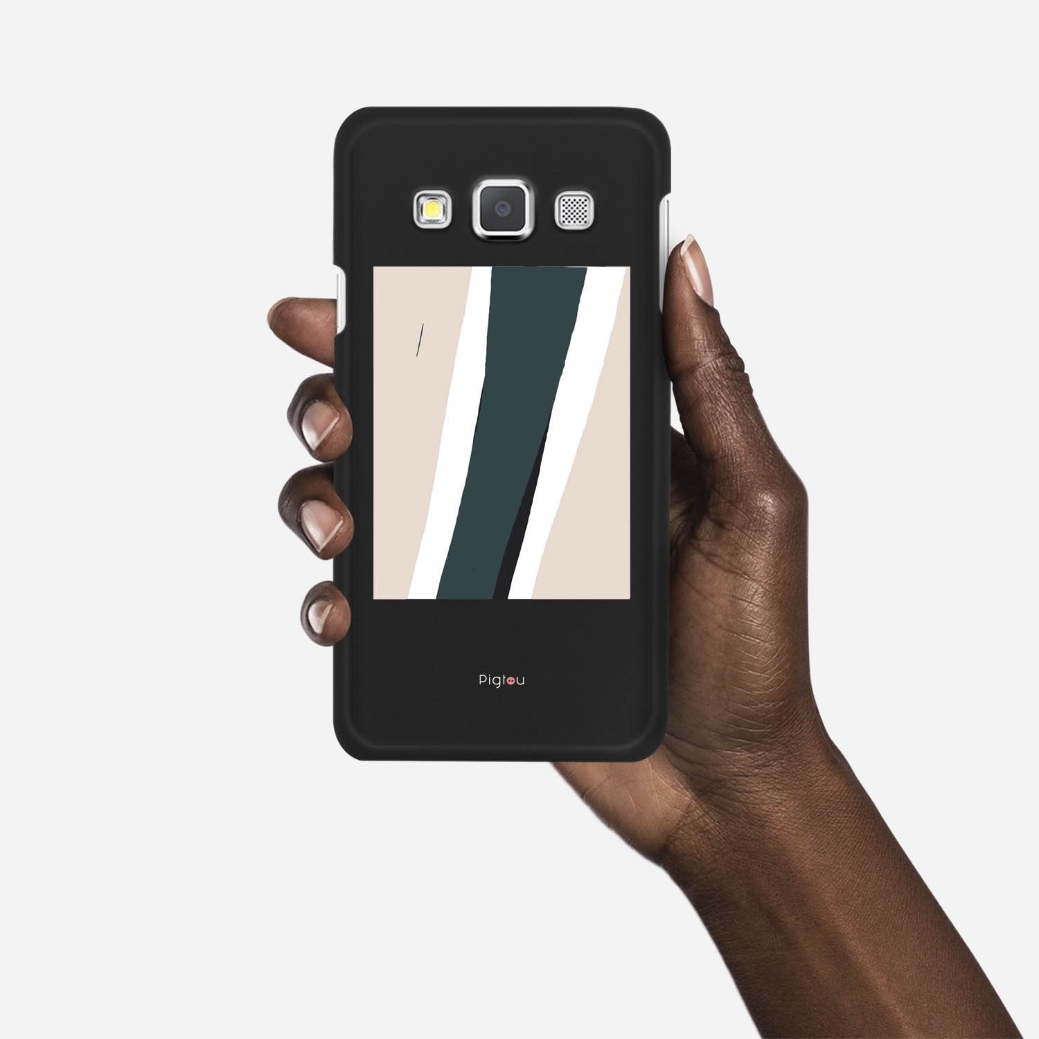 SILHOUETTE COASTLINE Samsung Galaxy A3 (2015) case - thin fit matte black (D172)