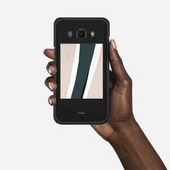 SILHOUETTE COASTLINE Samsung Galaxy J5 (2016) case - thin fit matte black (D172)