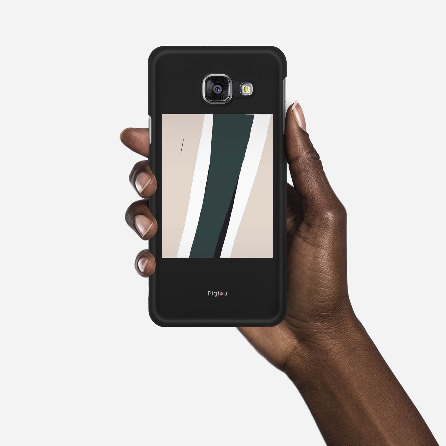 SILHOUETTE COASTLINE Samsung Galaxy A3 (2016) case - thin fit matte black (D172)