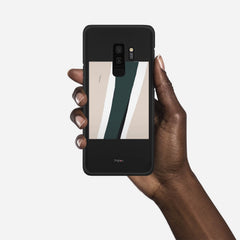 SILHOUETTE COASTLINE Samsung Galaxy S9 Plus case - thin fit matte black (D172)