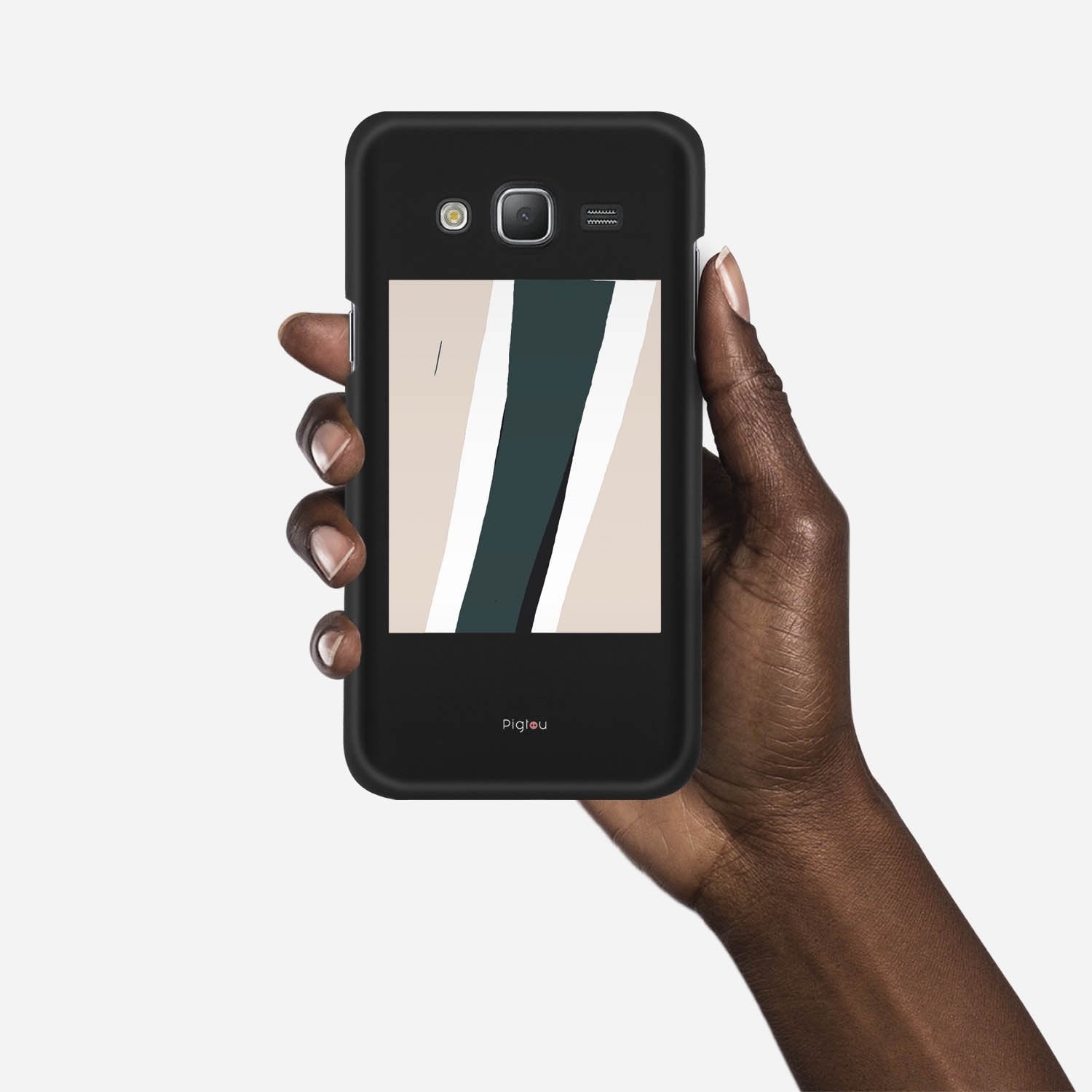 SILHOUETTE COASTLINE Samsung Galaxy J5 (2015) case - thin fit matte black (D172)