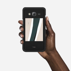 SILHOUETTE COASTLINE Samsung Galaxy J5 (2015) case - thin fit matte black (D172)