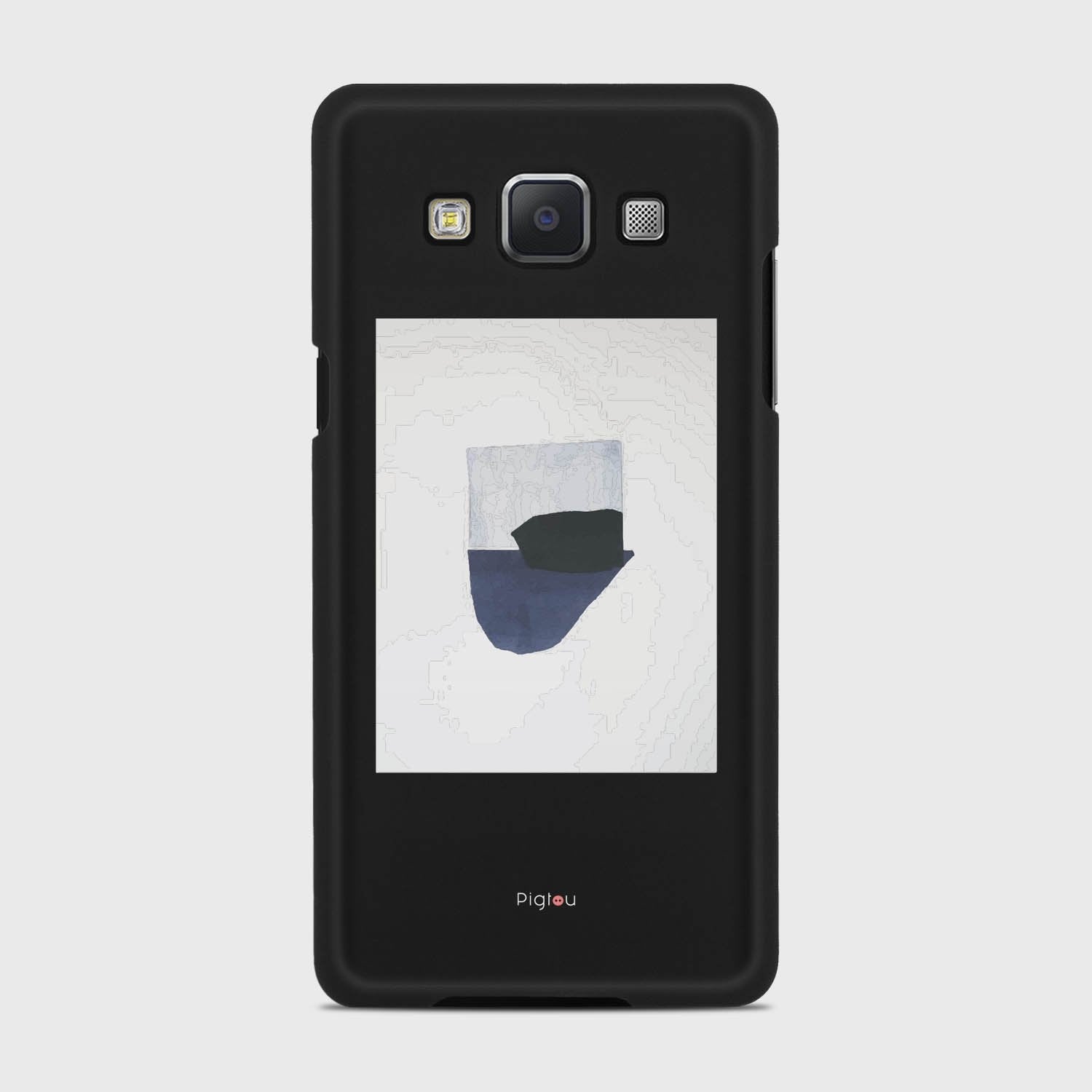 SILHOUETTE NAVY Samsung Galaxy A5 (2015) case - thin fit matte black (D173)