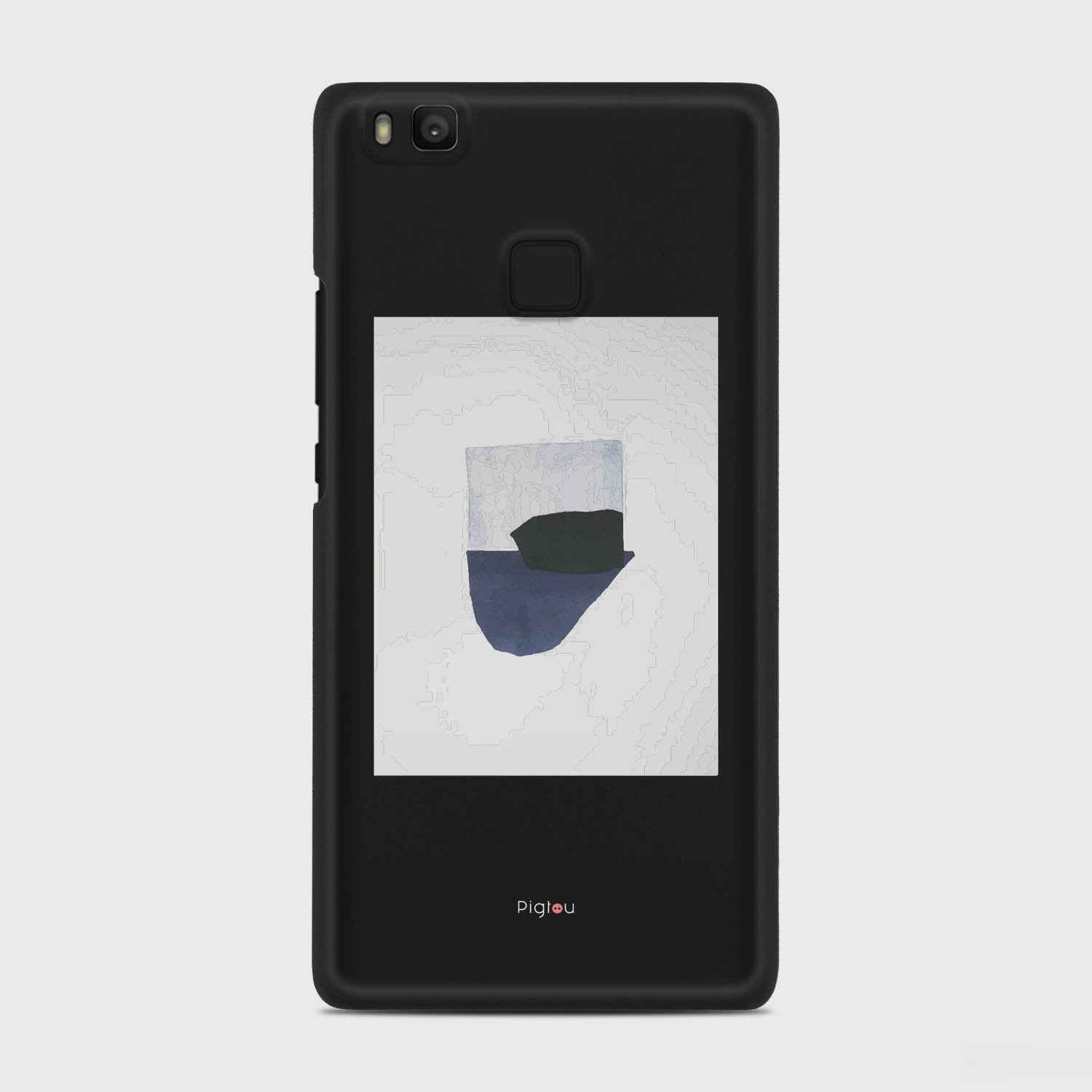 SILHOUETTE NAVY Huawei P9 Lite case - thin fit matte black (D173)