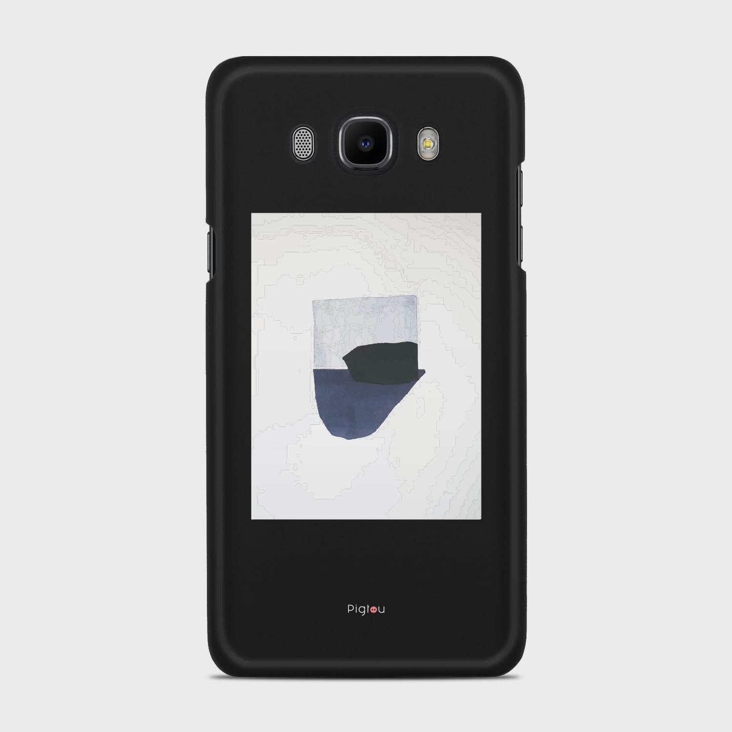 SILHOUETTE NAVY Samsung Galaxy J7 (2016) case - thin fit matte black (D173)