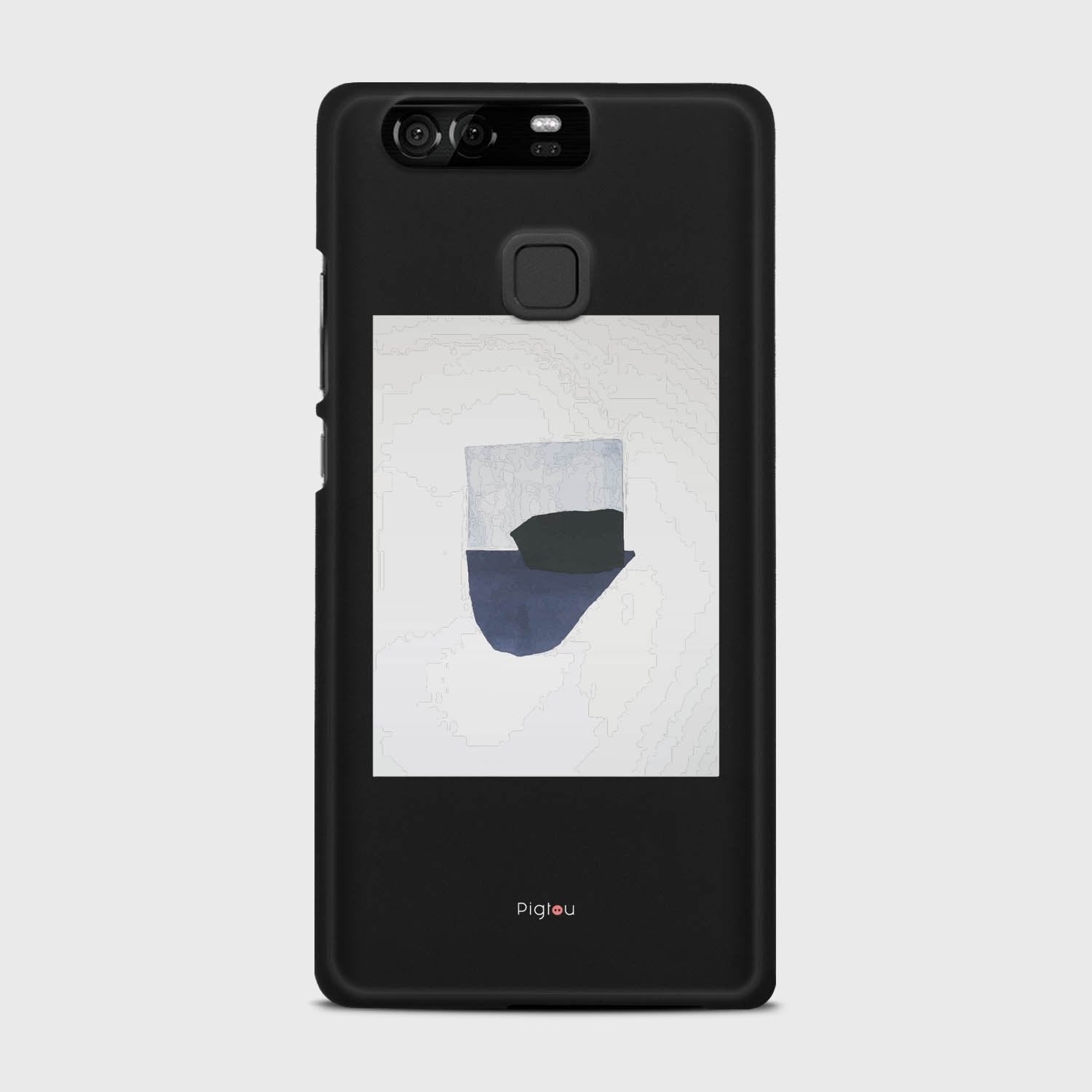 SILHOUETTE NAVY Huawei P9 case - thin fit matte black (D173)