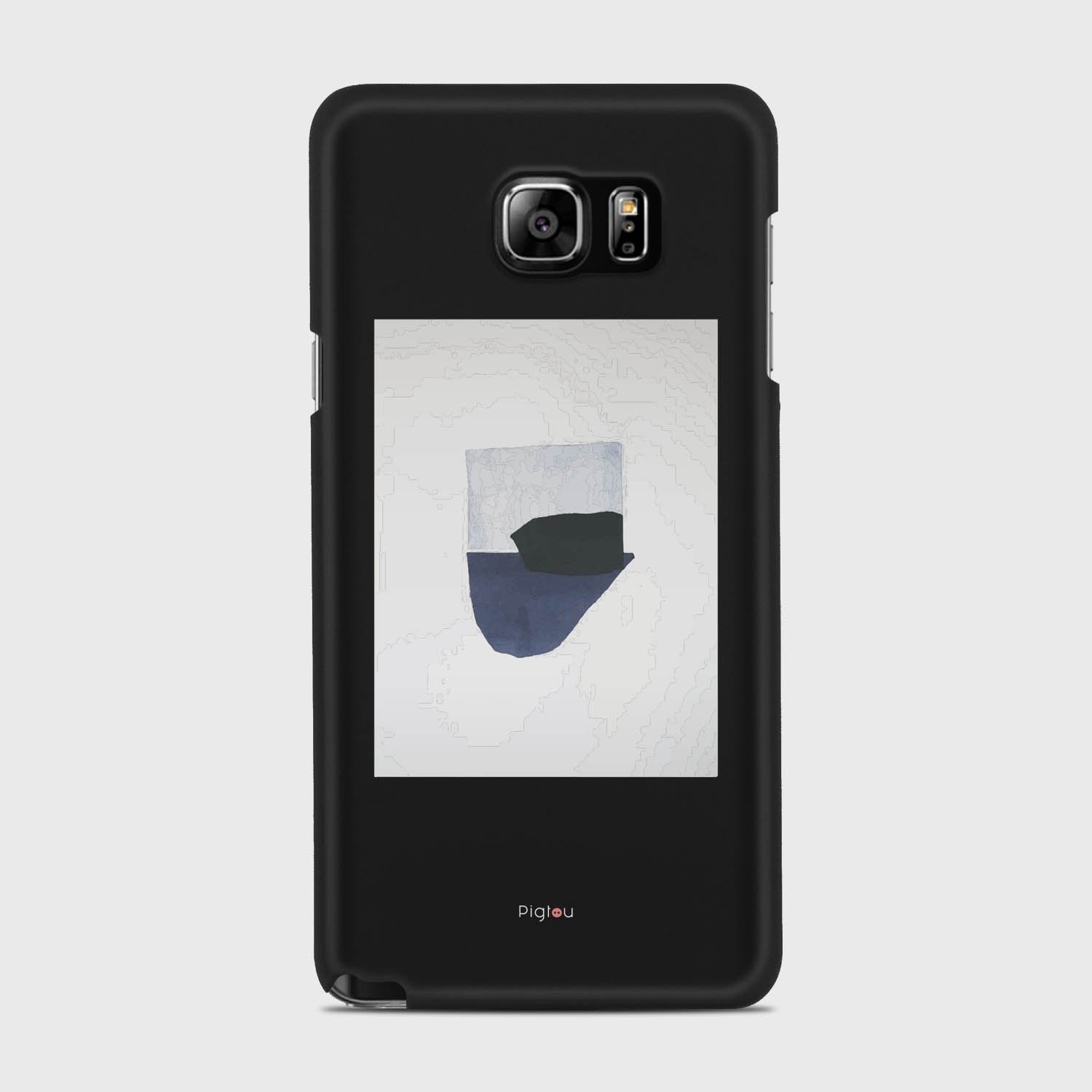 SILHOUETTE NAVY Samsung Galaxy Note 5 case - thin fit matte black (D173)