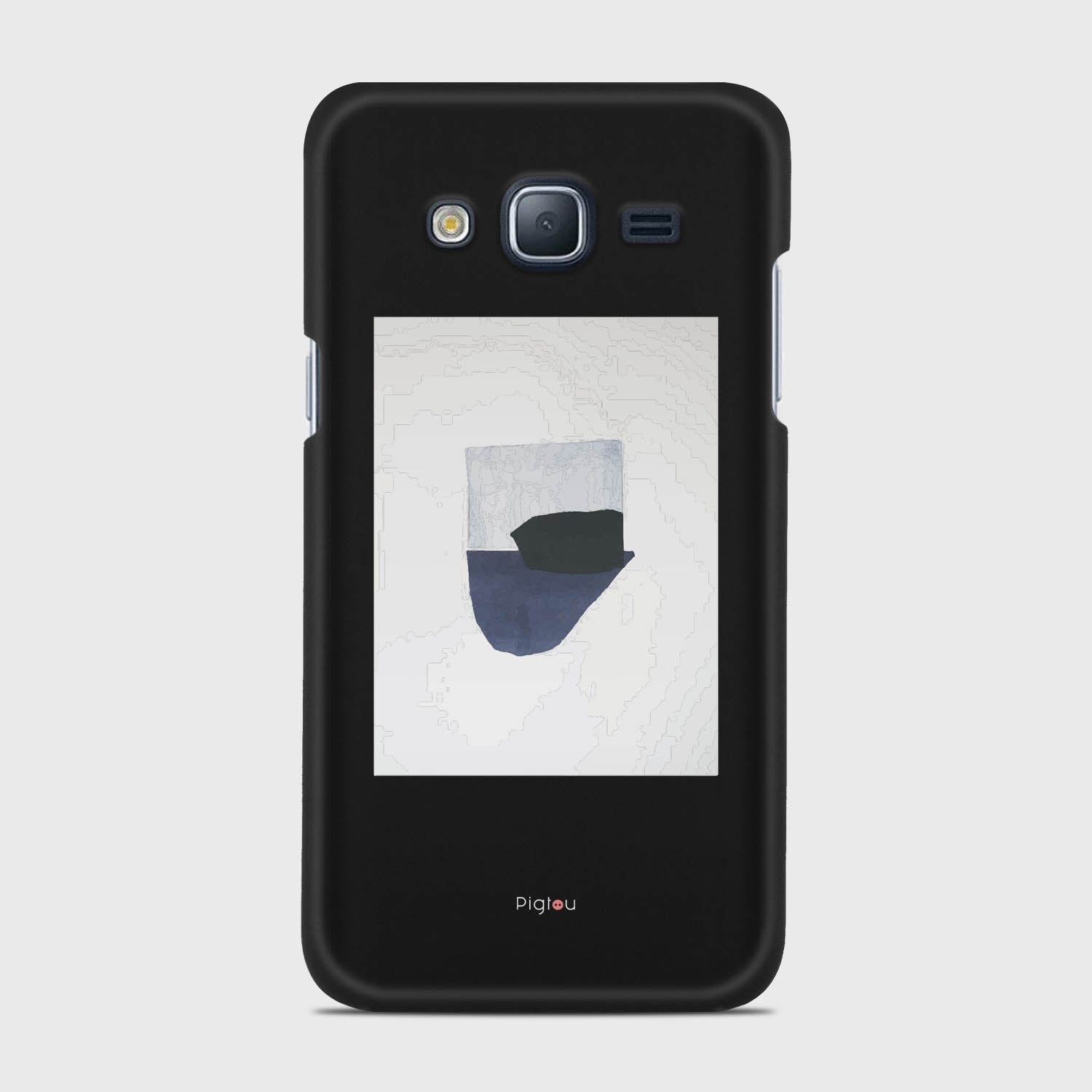 SILHOUETTE NAVY Samsung Galaxy J3 (2016) case - thin fit matte black (D173)