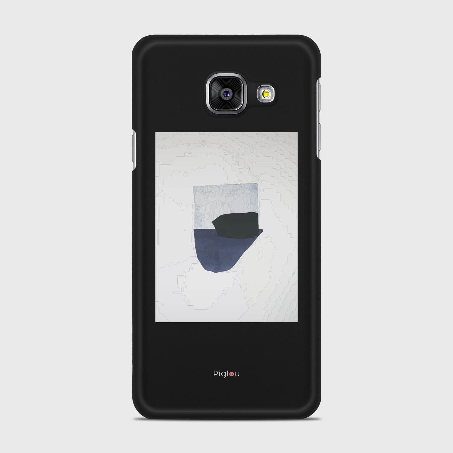 SILHOUETTE NAVY Samsung Galaxy A3 (2016) case - thin fit matte black (D173)
