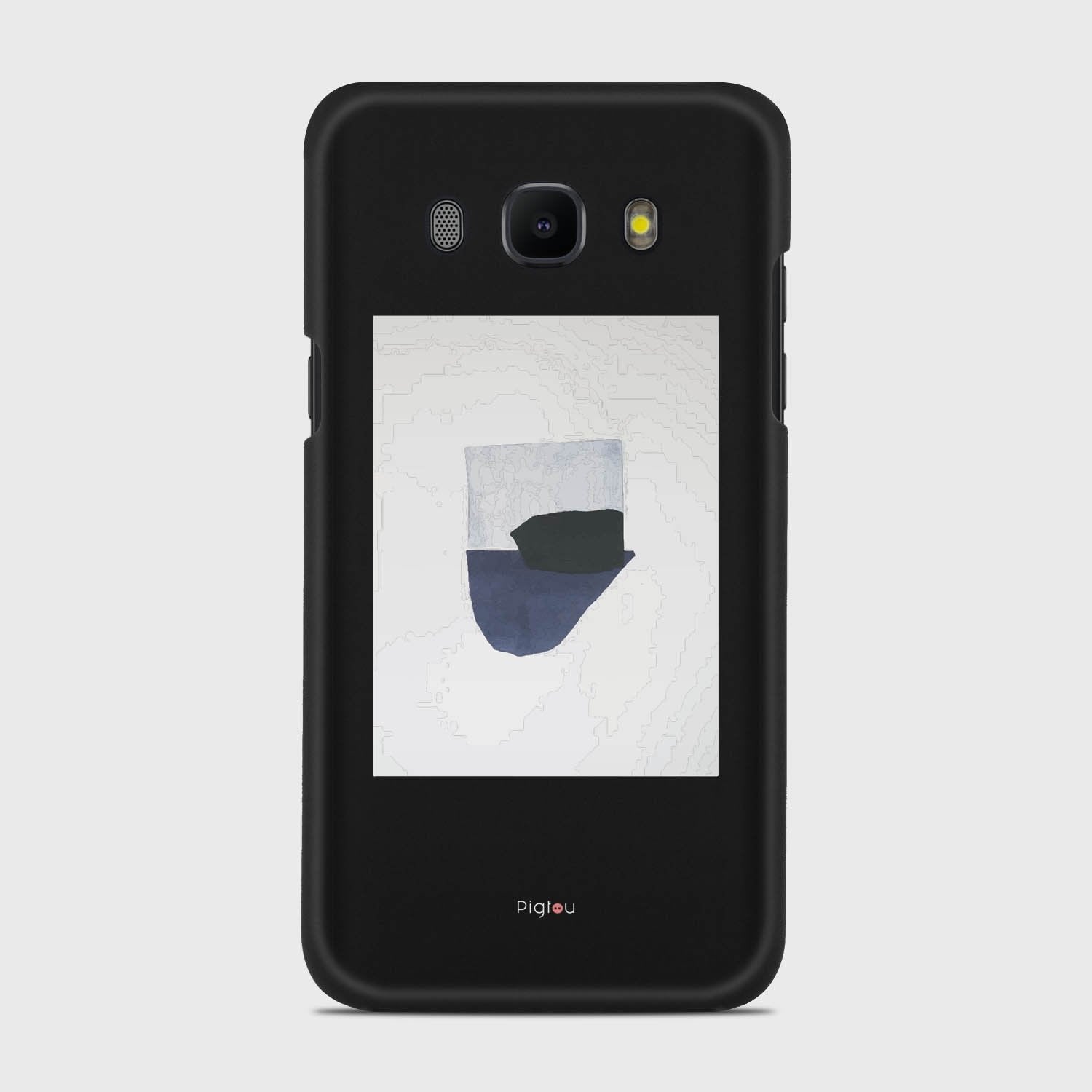 SILHOUETTE NAVY Samsung Galaxy J5 (2016) case - thin fit matte black (D173)