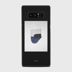 SILHOUETTE NAVY Samsung Galaxy Note 8 case - thin fit matte black (D173)