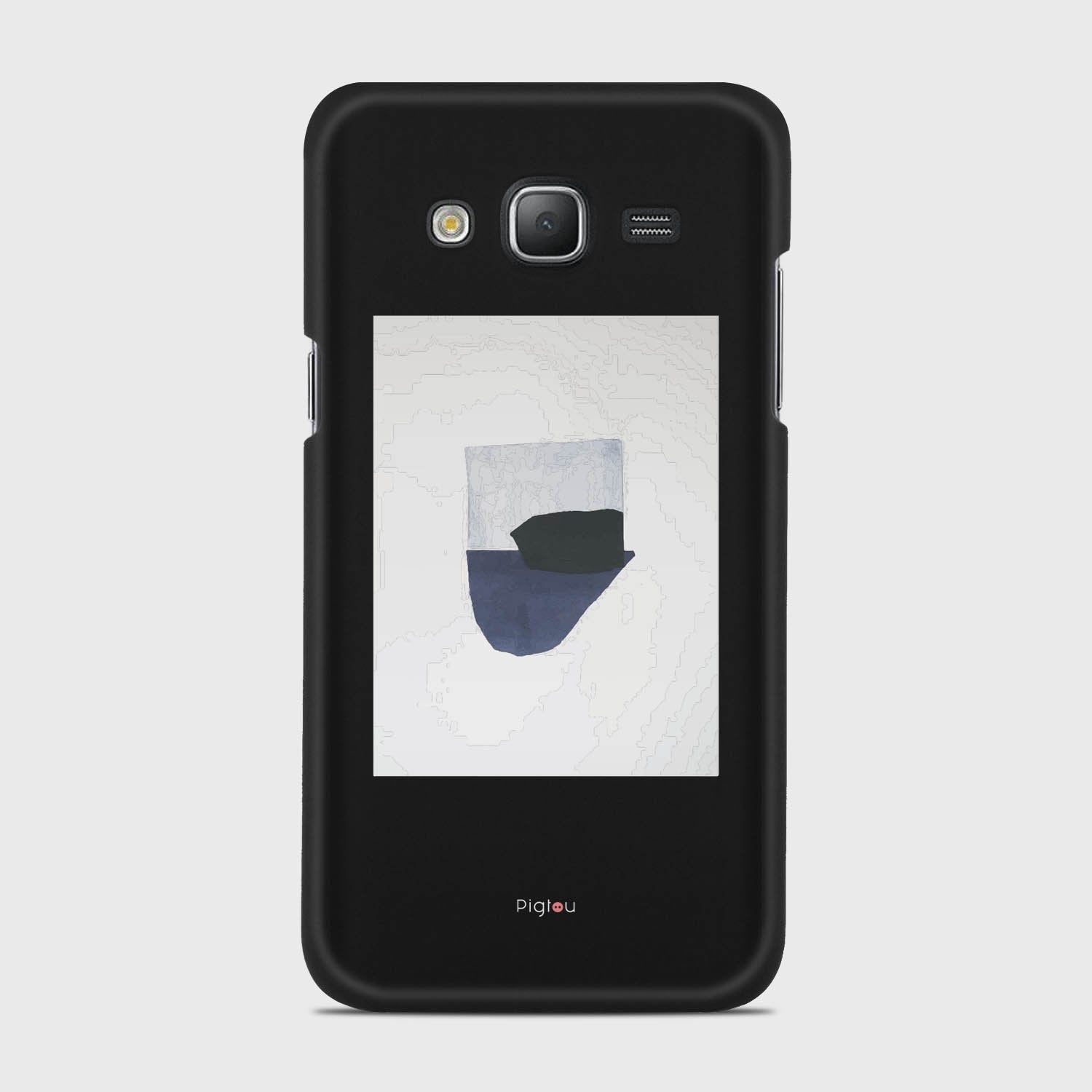 SILHOUETTE NAVY Samsung Galaxy J5 (2015) case - thin fit matte black (D173)