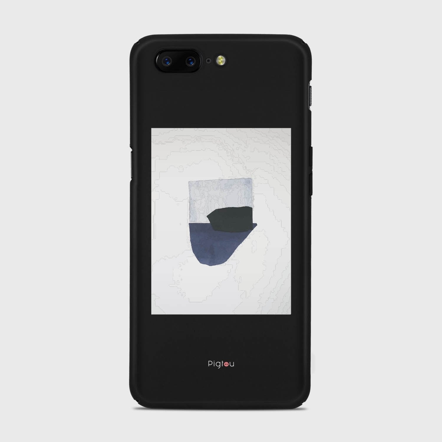SILHOUETTE NAVY Samsung Galaxy A3 (2015) case - thin fit matte black (D173)