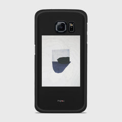 SILHOUETTE NAVY Samsung Galaxy S6 Edge case - thin fit matte black (D173)