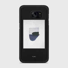 SILHOUETTE NAVY Samsung Galaxy S7 case - thin fit matte black (D173)