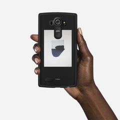 SILHOUETTE NAVY LG G4 case - thin fit matte black (D173)