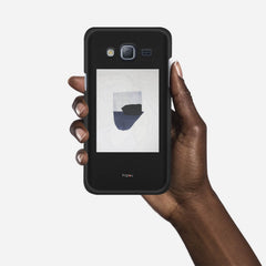SILHOUETTE NAVY Samsung Galaxy J3 (2016) case - thin fit matte black (D173)