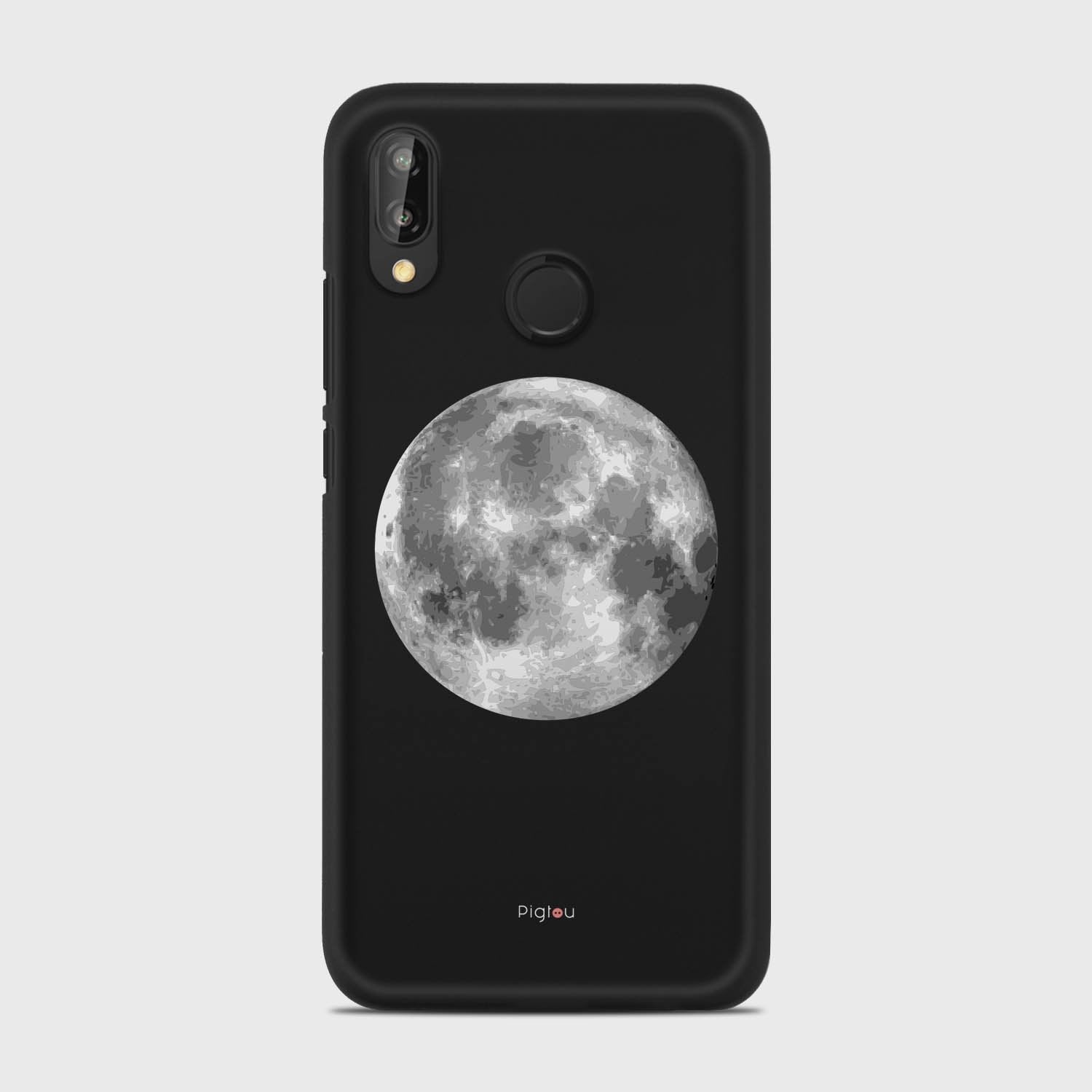 MOON Huawei P20 Lite case - thin fit matte black (D72)