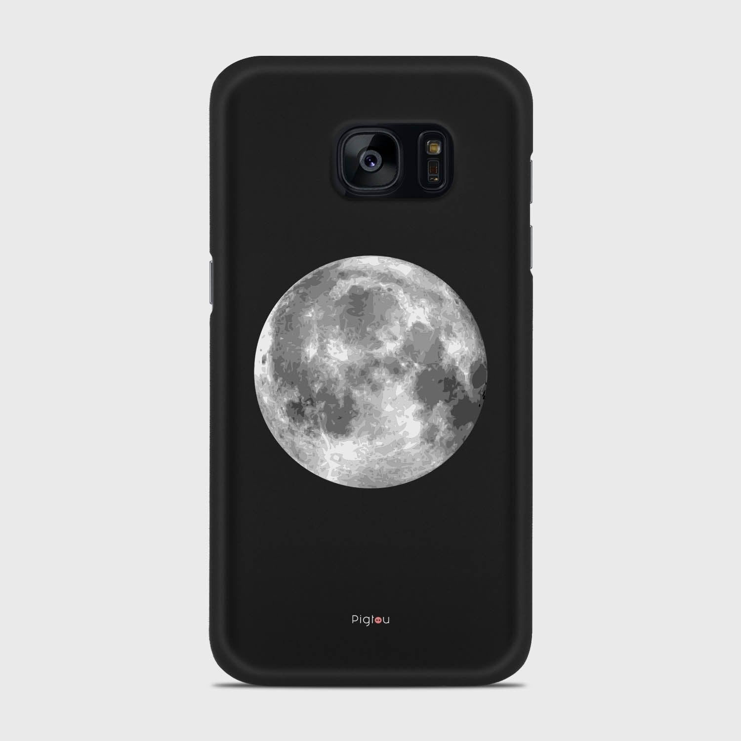 MOON Samsung Galaxy S7 Edge case - thin fit matte black (D72)