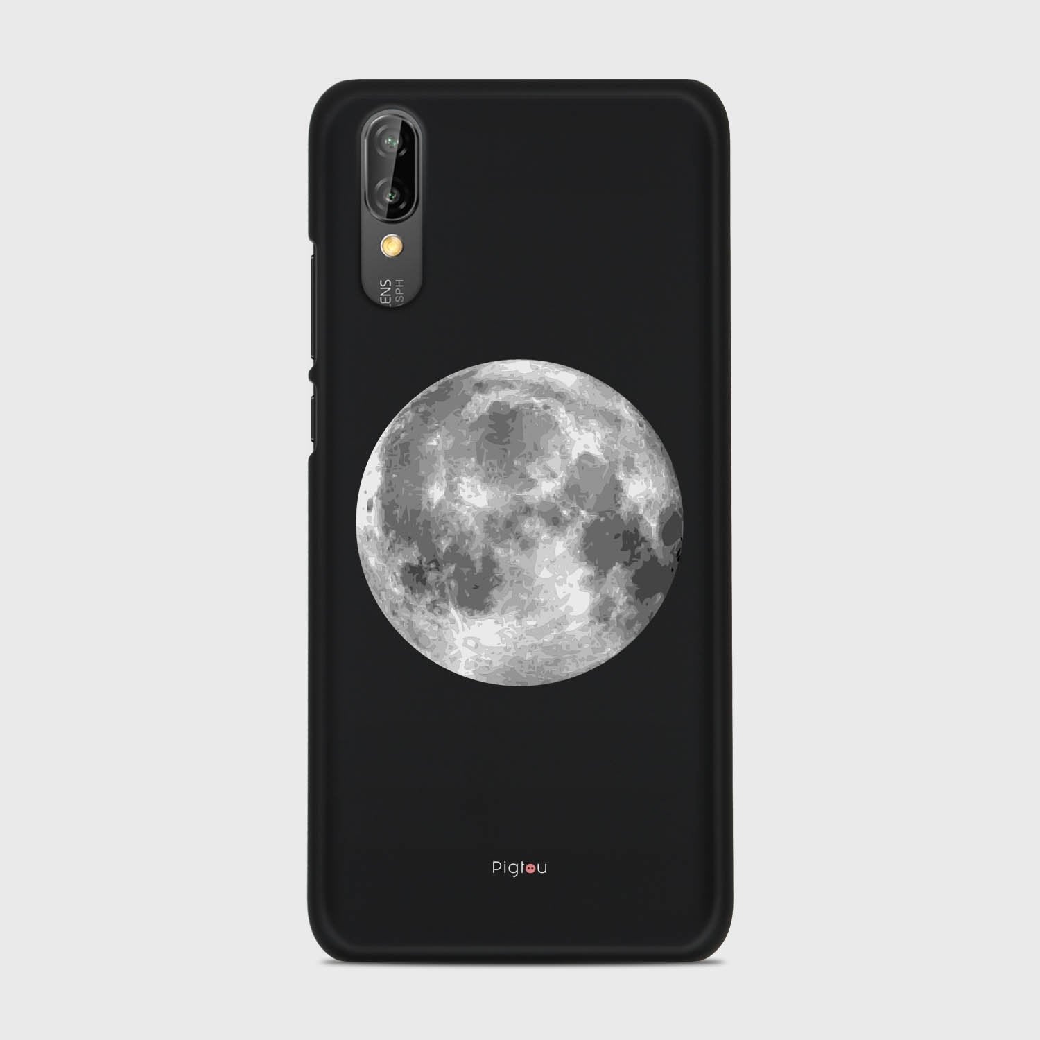 MOON Huawei P20 case - thin fit matte black (D72)