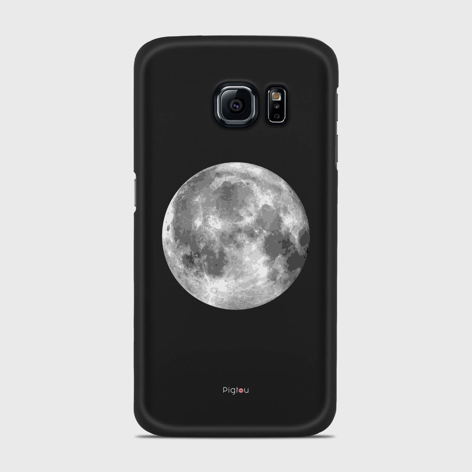 MOON Samsung Galaxy S6 Edge case - thin fit matte black (D72)