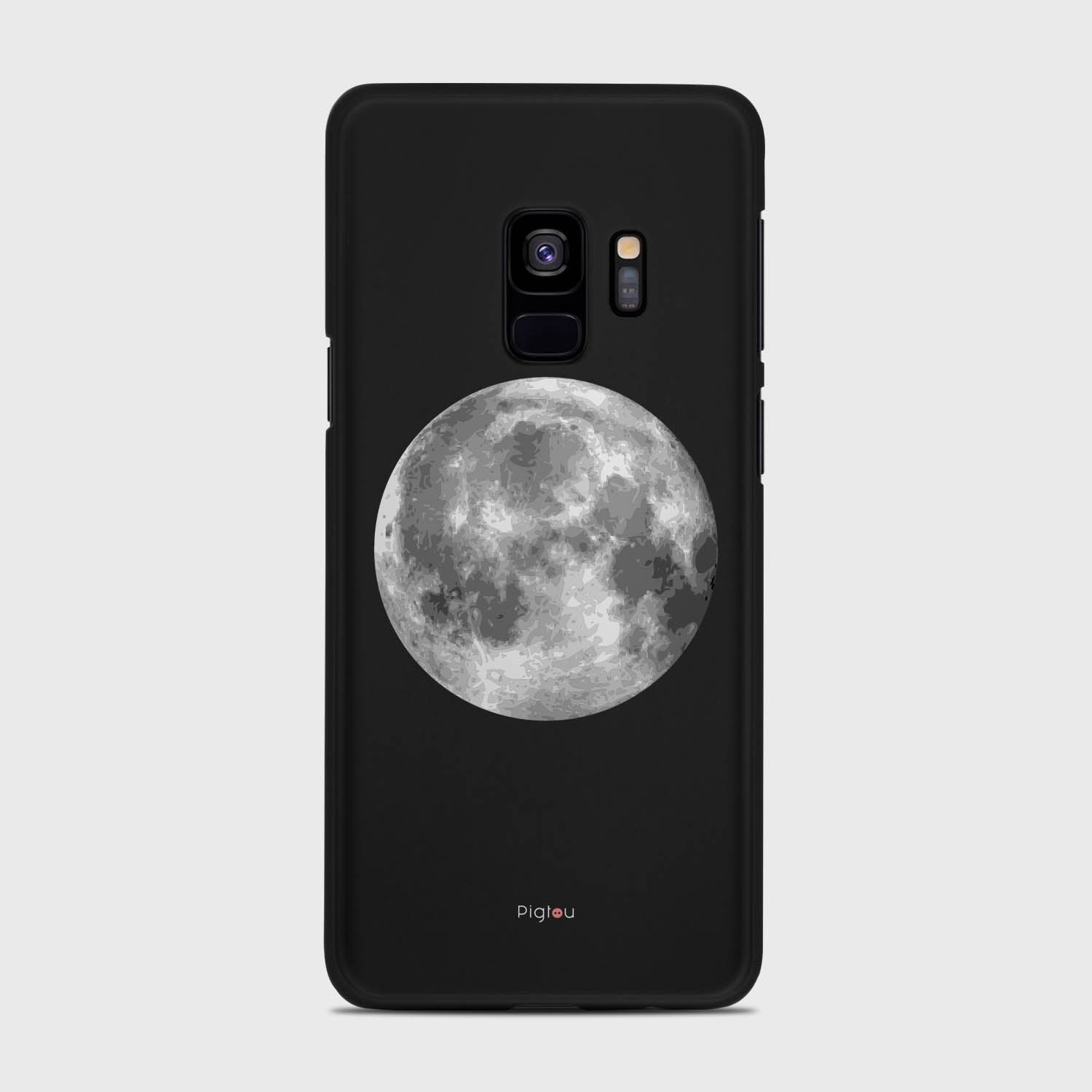 MOON Samsung Galaxy S9 case - thin fit matte black (D72)