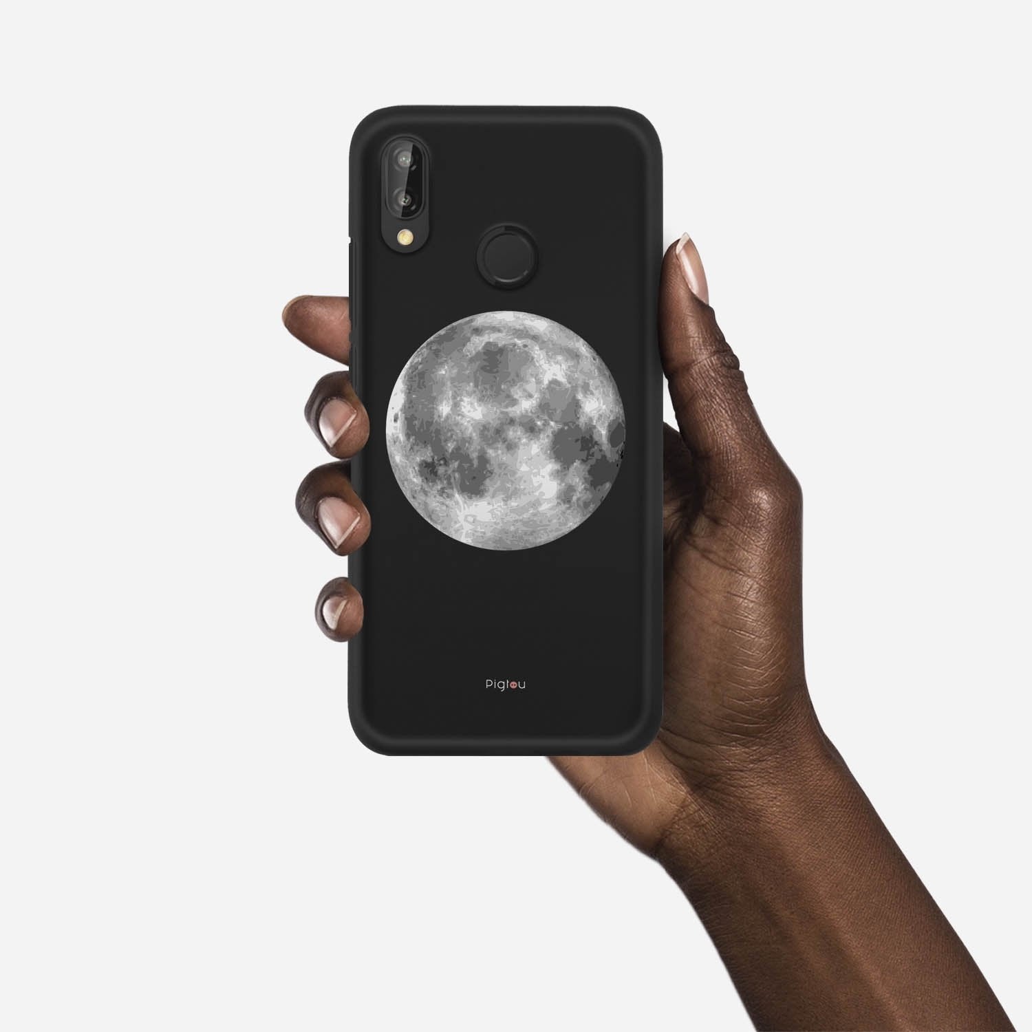 MOON Huawei P20 Lite case - thin fit matte black (D72)