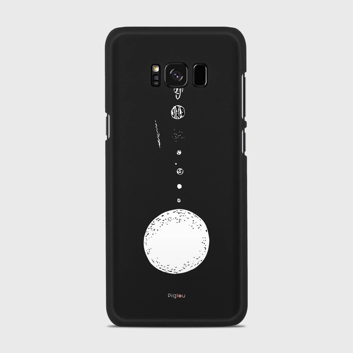 SOLAR SYSTEM Samsung Galaxy S8 Plus case - thin fit matte black (D73)
