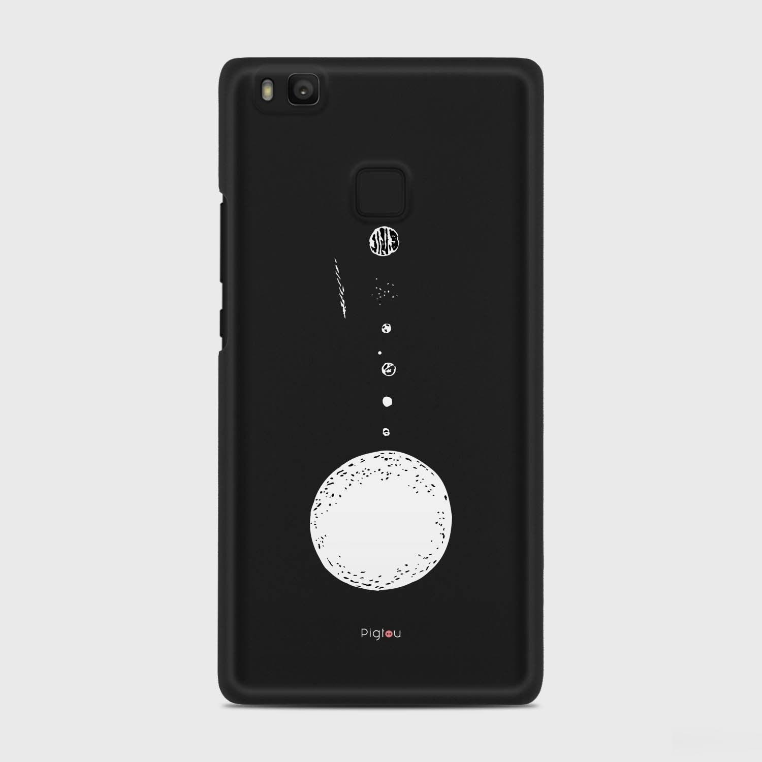 SOLAR SYSTEM Huawei P9 Lite case - thin fit matte black (D73)