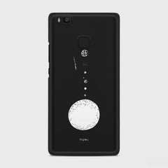 SOLAR SYSTEM Huawei P9 Lite case - thin fit matte black (D73)