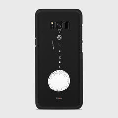 SOLAR SYSTEM Samsung Galaxy S8 case - thin fit matte black (D73)