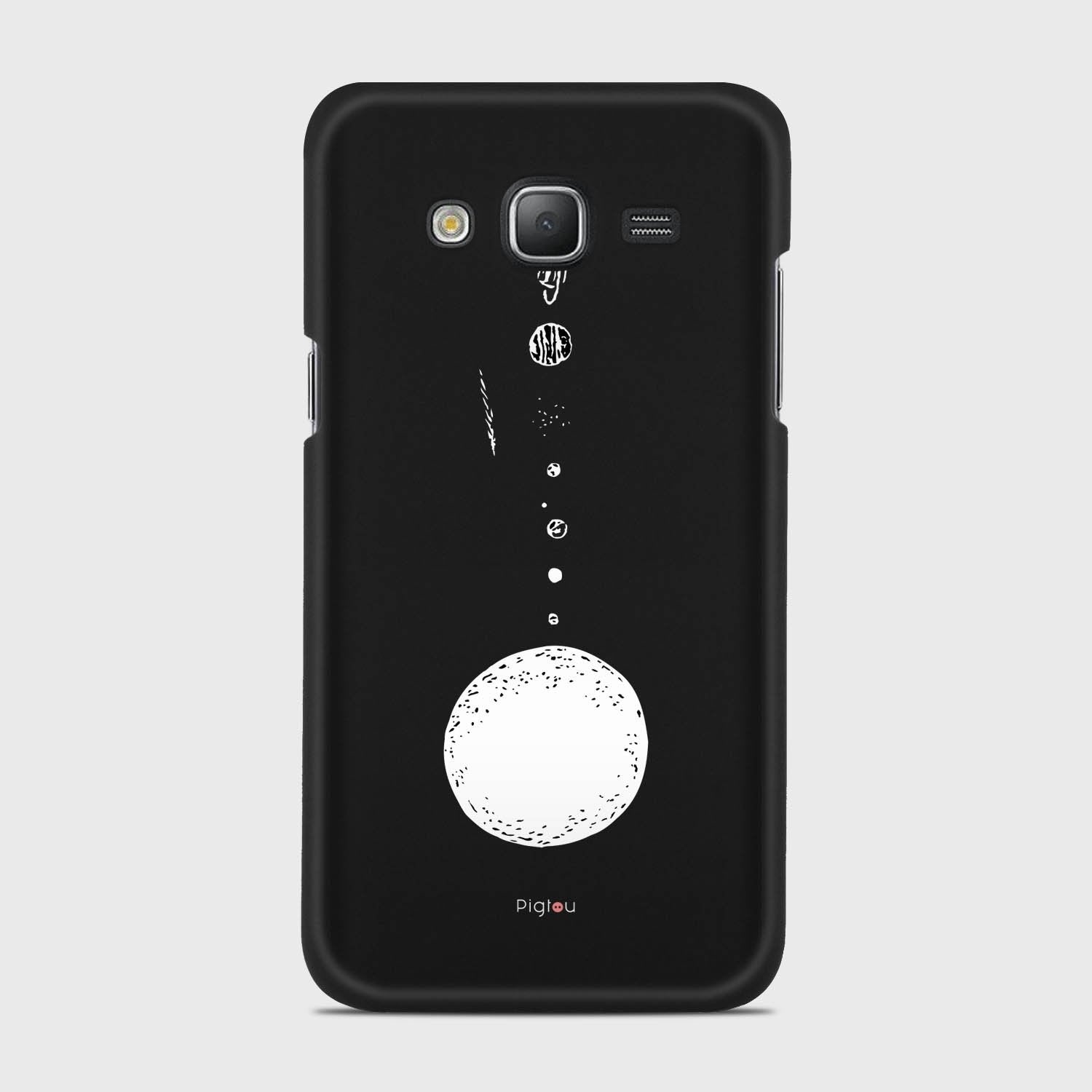 SOLAR SYSTEM Samsung Galaxy J5 (2015) case - thin fit matte black (D73)