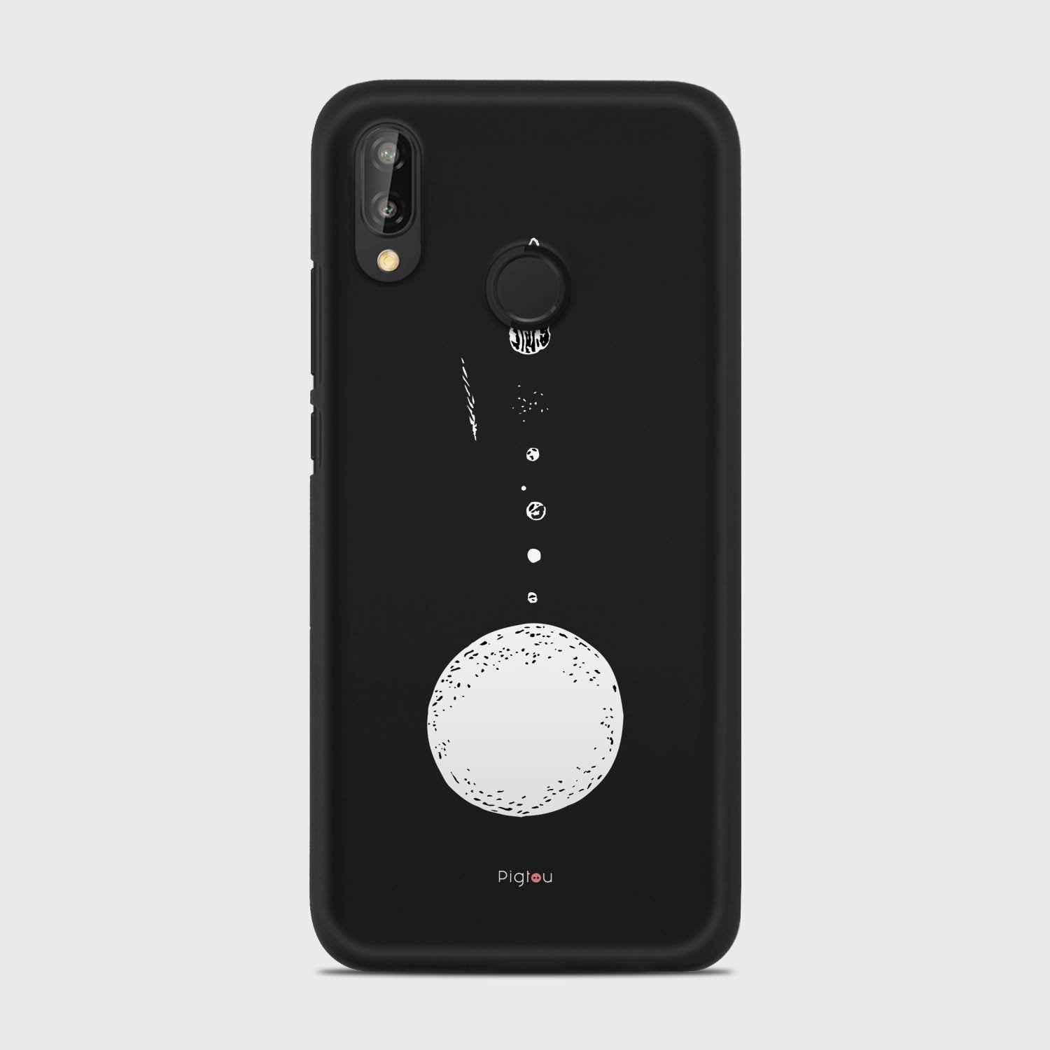 SOLAR SYSTEM Huawei P20 Lite case - thin fit matte black (D73)