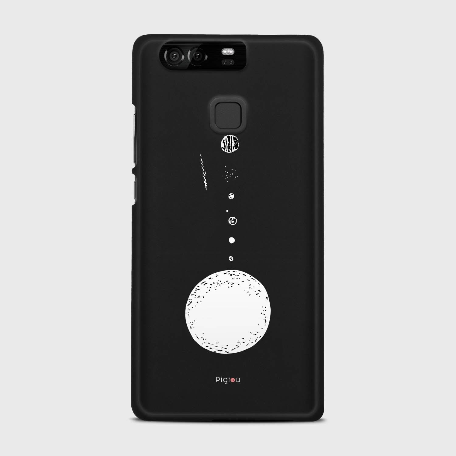 SOLAR SYSTEM Huawei P9 case - thin fit matte black (D73)