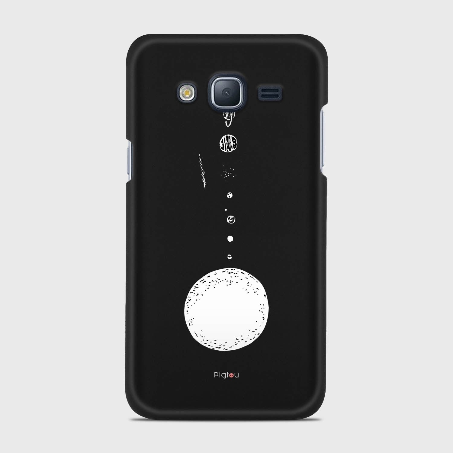 SOLAR SYSTEM Samsung Galaxy J3 (2016) case - thin fit matte black (D73)