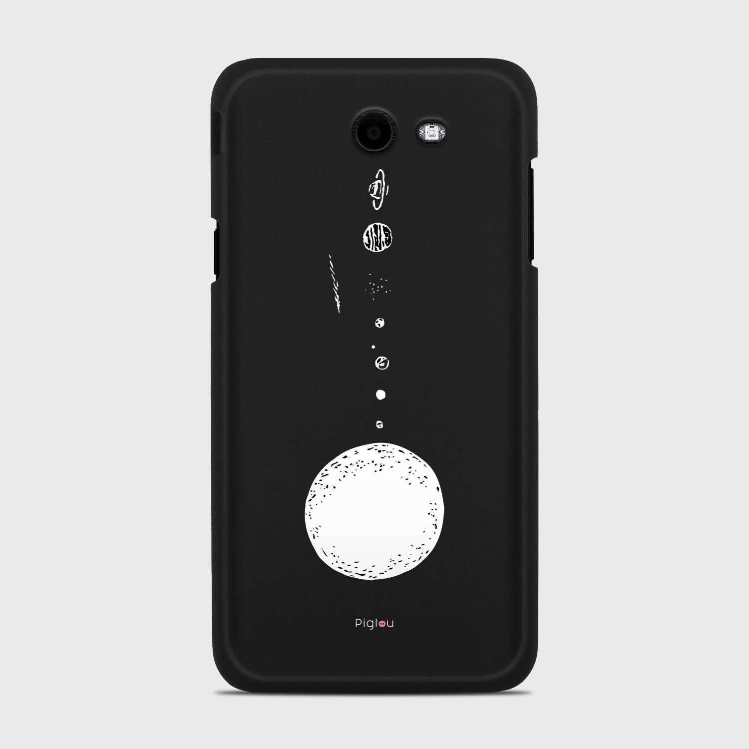SOLAR SYSTEM Samsung Galaxy J7 (2017) Verizon case - thin fit matte black (D73)