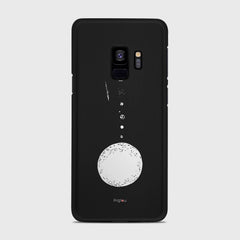 SOLAR SYSTEM Samsung Galaxy S9 case - thin fit matte black (D73)