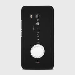 SOLAR SYSTEM HTC U11 case - thin fit matte black (D73)