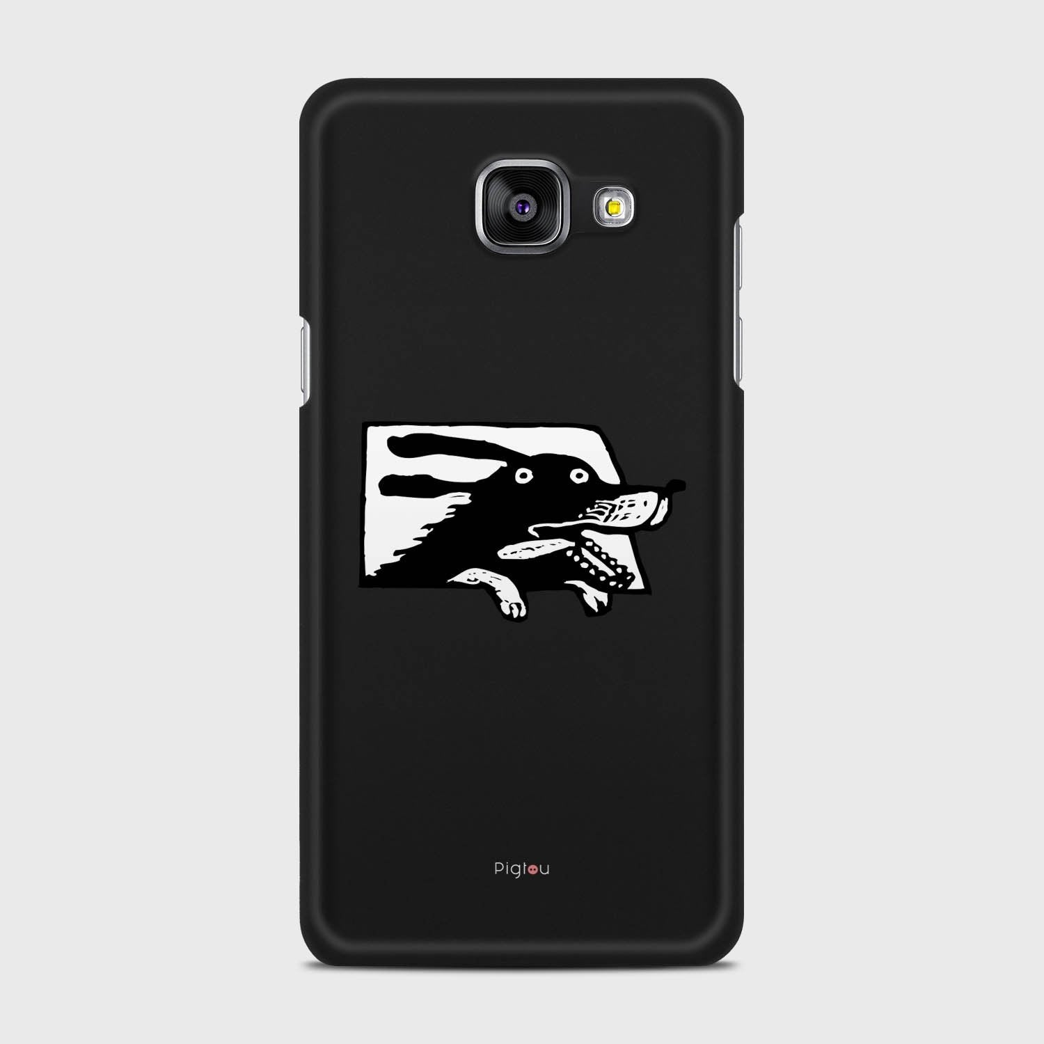 DOG IN A CAR Samsung Galaxy A5 (2016) case - thin fit matte black (D74)