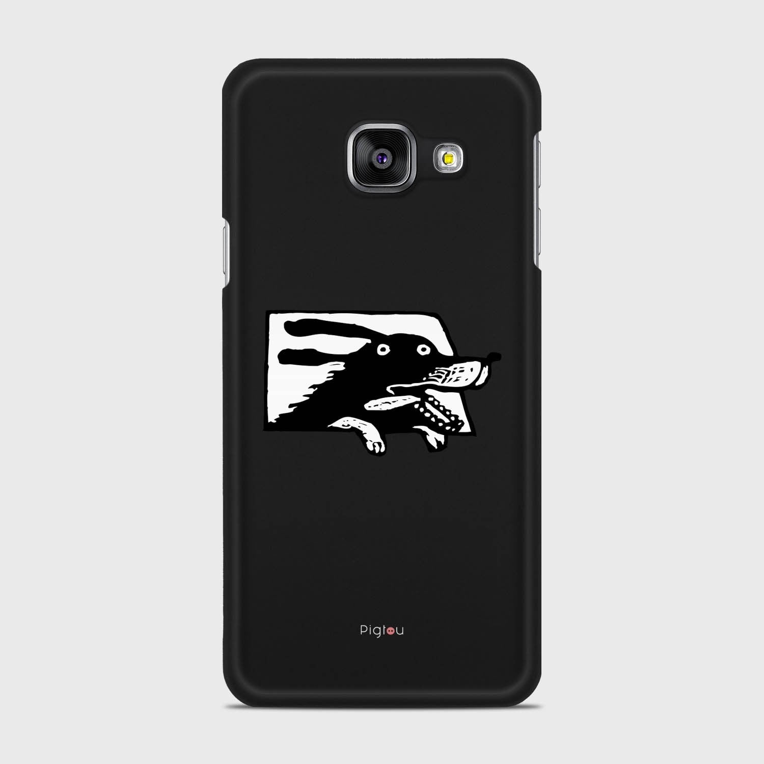 DOG IN A CAR Samsung Galaxy A3 (2016) case - thin fit matte black (D74)