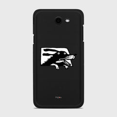 DOG IN A CAR Samsung Galaxy J7 (2017) Verizon case - thin fit matte black (D74)
