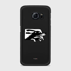 DOG IN A CAR Samsung Galaxy S6 Edge case - thin fit matte black (D74)