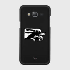 DOG IN A CAR Samsung Galaxy J5 (2015) case - thin fit matte black (D74)