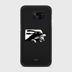 DOG IN A CAR Samsung Galaxy S7 case - thin fit matte black (D74)