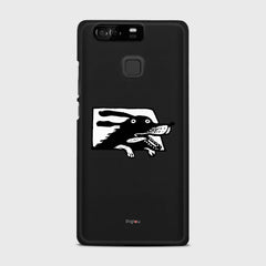 DOG IN A CAR Huawei P9 case - thin fit matte black (D74)