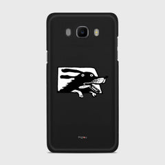 DOG IN A CAR Samsung Galaxy J7 (2016) case - thin fit matte black (D74)