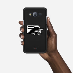 DOG IN A CAR Samsung Galaxy J3 (2016) case - thin fit matte black (D74)