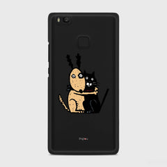 BROTHERS Huawei P9 Lite case - thin fit matte black (D75)