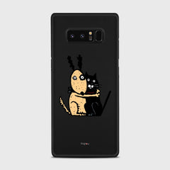 BROTHERS Samsung Galaxy Note 8 case - thin fit matte black (D75)